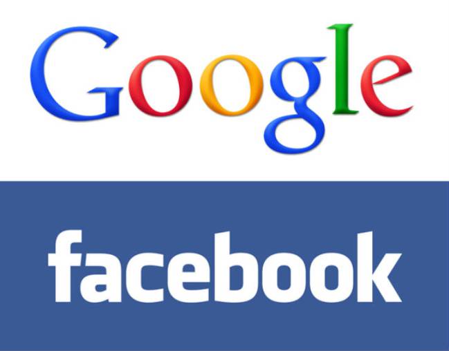 facebook y google